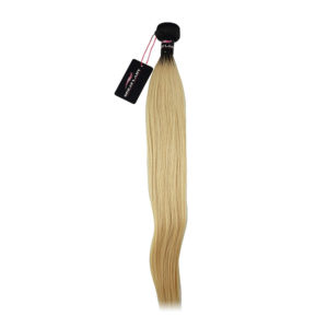 Tissage blond racine noire