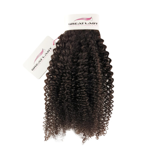 Tissage cheveux naturels frisés Kinky Curly