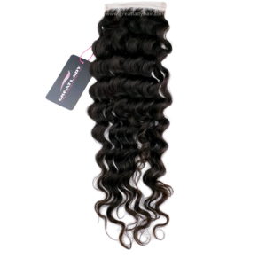 Lace Closure raw hair deep wave