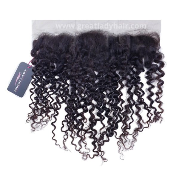 Raw cambodgian hair lace frontal curly