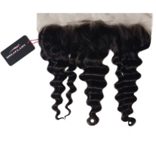 Lace frontal 100% raw hair loose wave