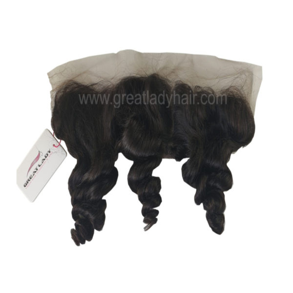 Lace frontal loose wave cheveux naturels