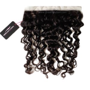 Lace frontal water wave raw hair