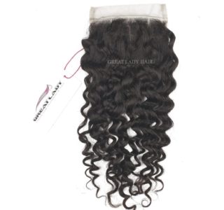 Lace Closure Curly Cheveux Naturels