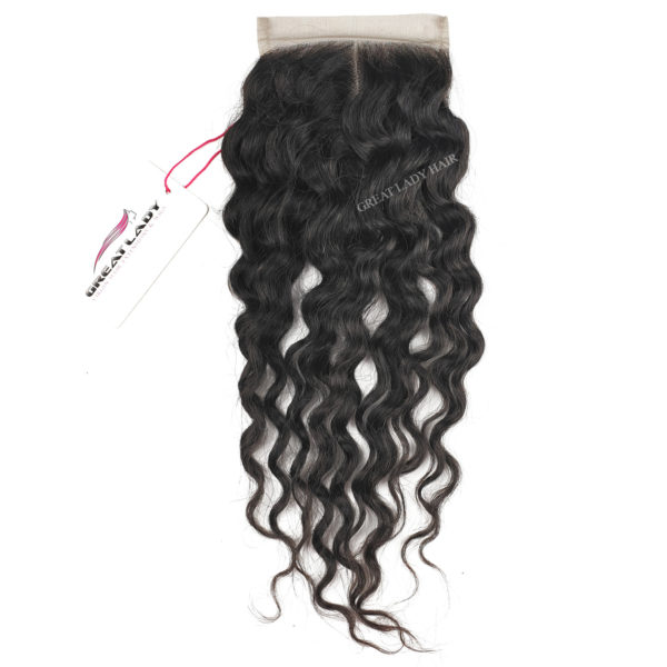 Lace closure bouclée deep wave