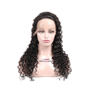 Lace wig deep wave cheveux naturels