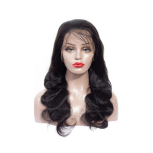 Perruque cheveux naturels ondulés