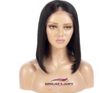 Perruque bob lace wig carré lisse