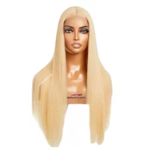 Perruque Lace Wig Blond Platine