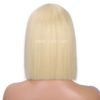 Perruque Lace Wig Carré Bob Blond Platine – Image 3