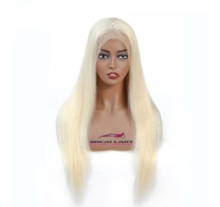 Perruque lace wig blond platine