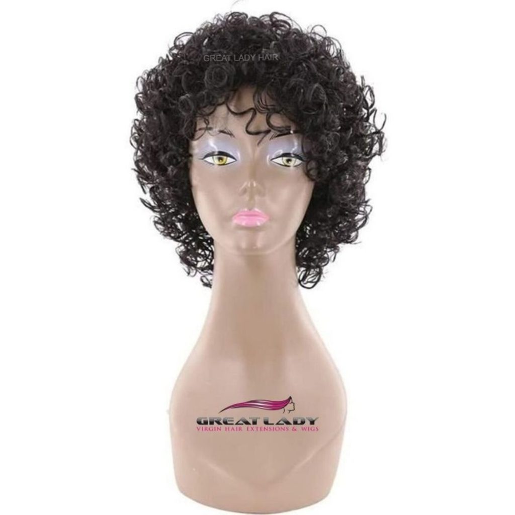 Perruque Courte Blonde Pour Poupée - Cheveux Naturels - Taille 1 (18 Cm) - Restauration