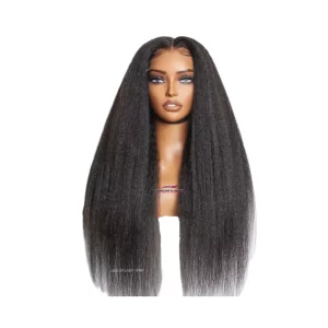 Perruque Closure 5x5 HD Kinky Straight
